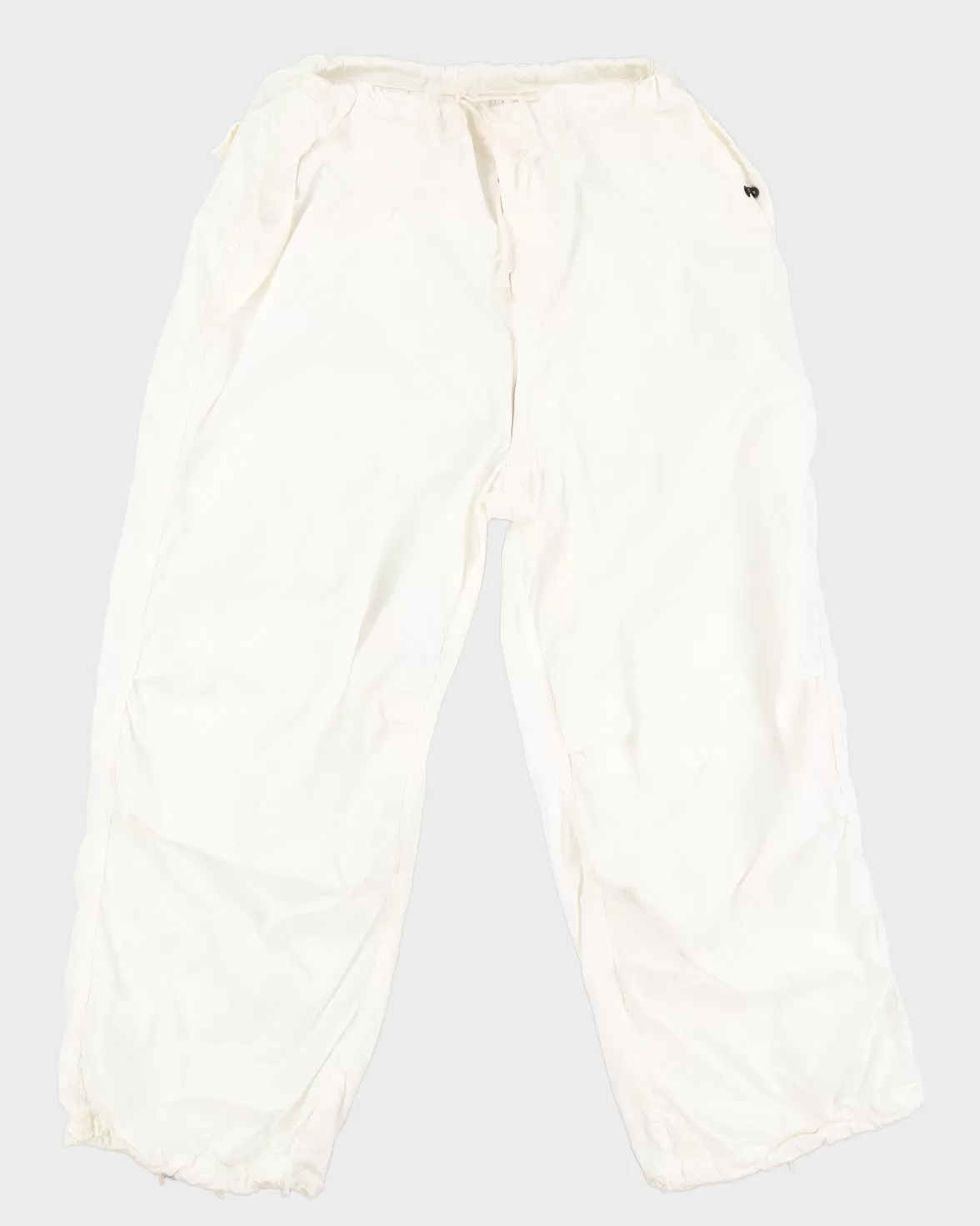 Vintage 00s White Parachute Pants - W36