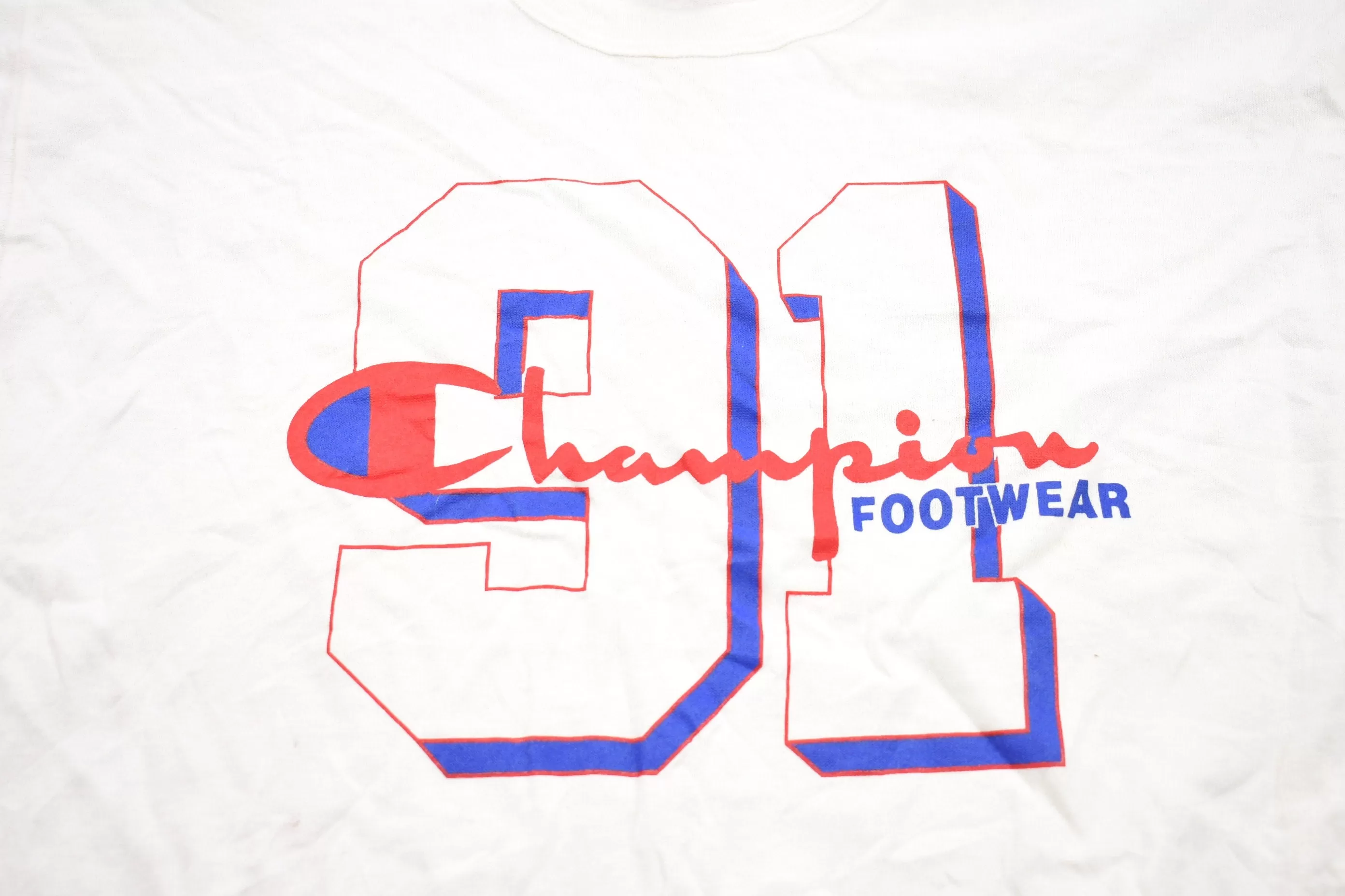 Vintage 1990s Champion Footwear Graphic T-Shirt / Graphic / 80s / 90s / Streetwear / Retro Style / Single Stitch / Made In USA