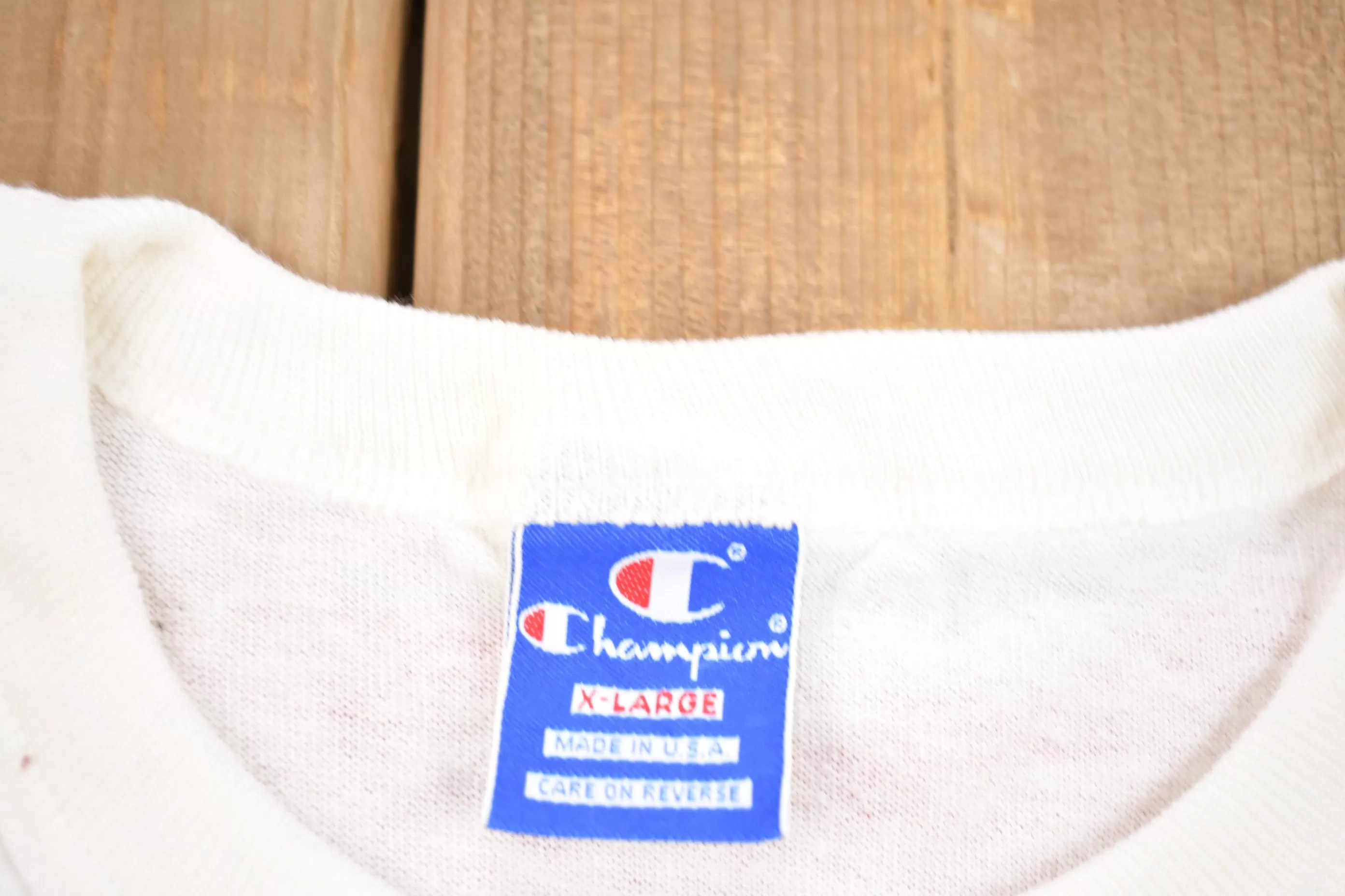 Vintage 1990s Champion Footwear Graphic T-Shirt / Graphic / 80s / 90s / Streetwear / Retro Style / Single Stitch / Made In USA