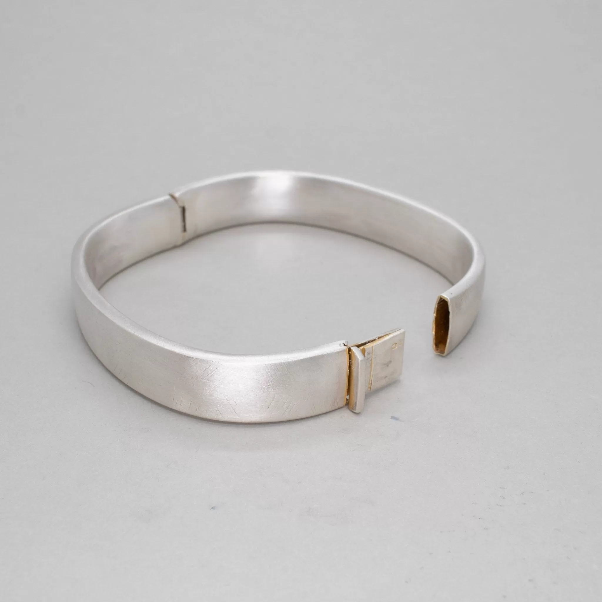 Vintage Silver Hinge Bracelet