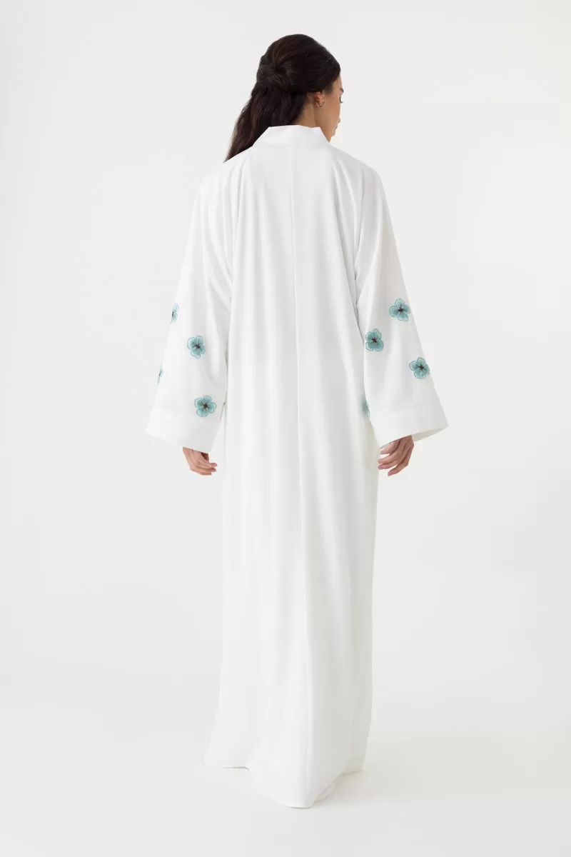 White Abaya Dress