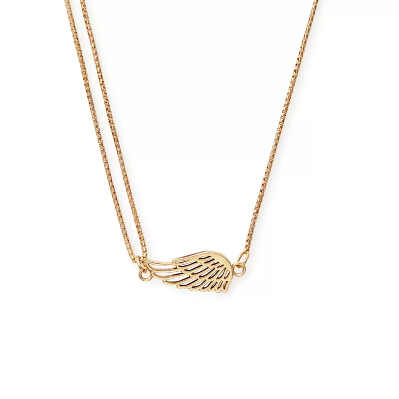 Wing Pull Chain Necklace