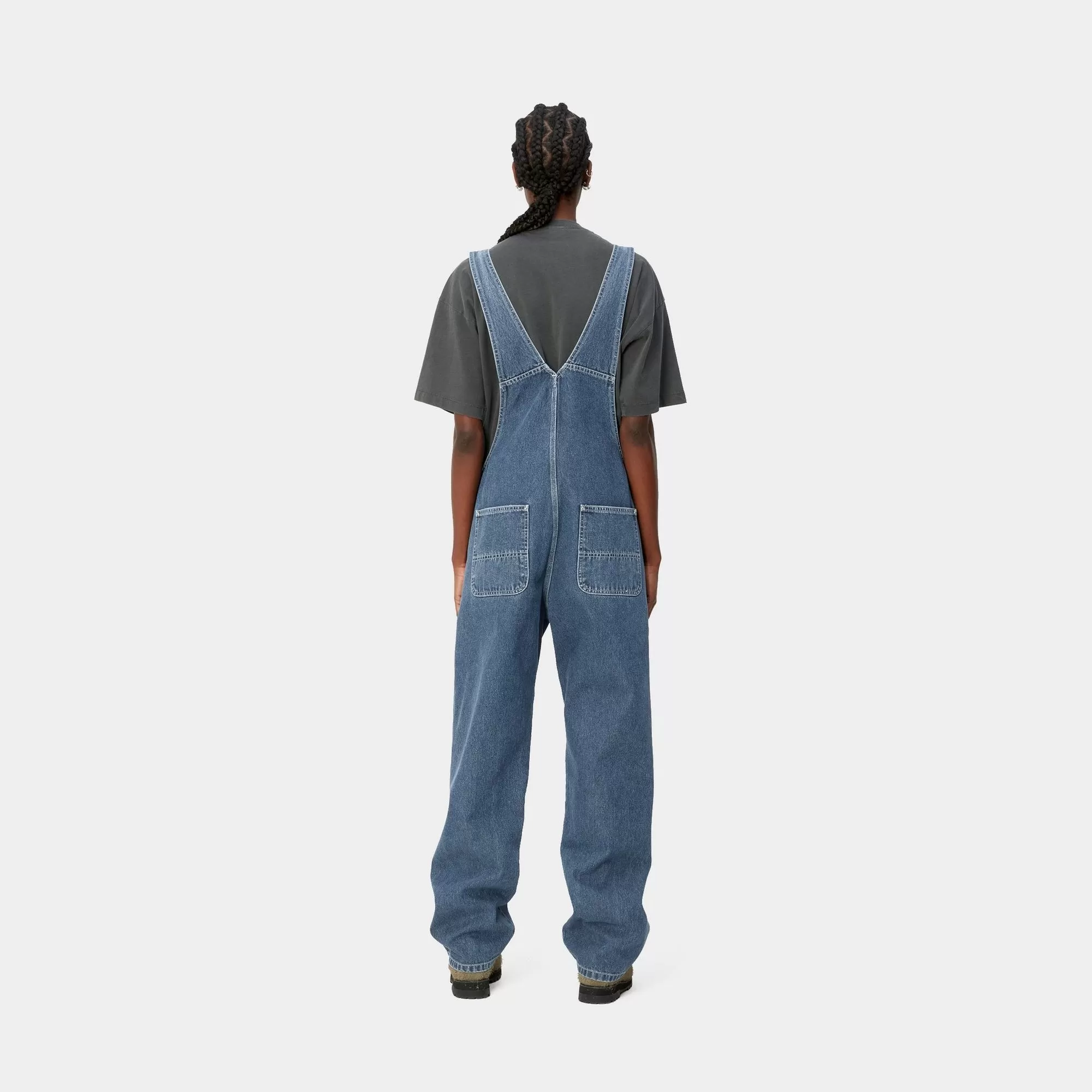 Women's Bib Overall Straight - Norco Denim | Blue (stone washed)