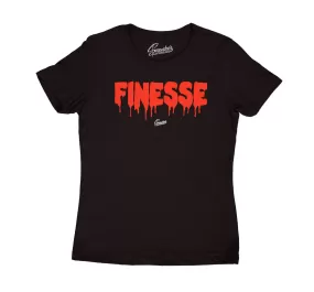 Womens Foam Lava Shirt - Finesse - Black